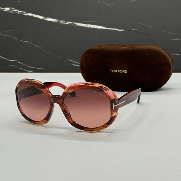 NEW TOM FORD TF1011 55F WOMEN SUNGLASSES TOM FORD GEORGIA-02 FT1011/S - Picture 2 of 11